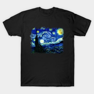 The starry night - Vincent van Gogh T-Shirt